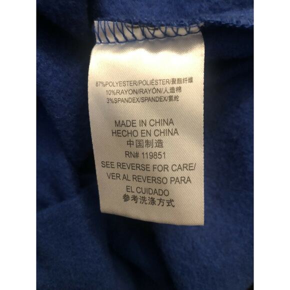 SugarHigh Clothing Blue crop sweatshirt with yellow smiley faces - Picture 6 of 6